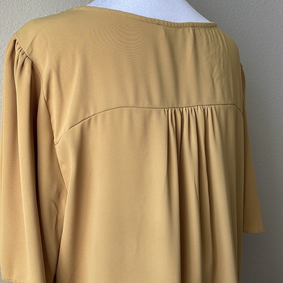 Mustard Office Approved Blouse - Picture 7 of 12